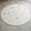 Afrikaans Alphabet play mat on a concrete floor.